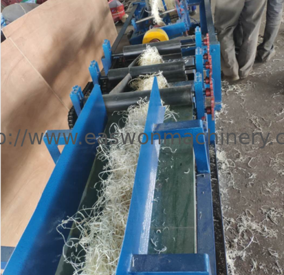 Wood Wool Rope Machine with Easy to Operate 10-30MM Rope Size 450M/H Capacity
